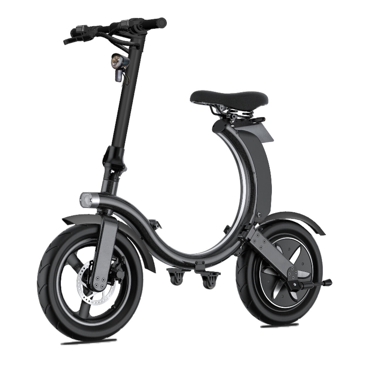 SWIFT HORSE K2 14インチ 折り畳み電動バイク 特定小型原付 黒