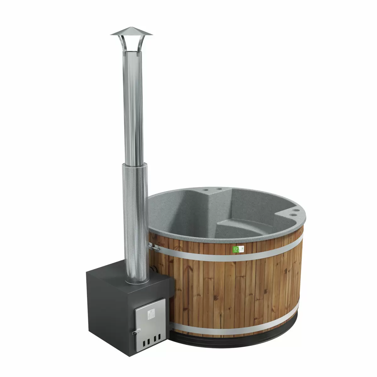 Kirami ホットタブ フィンランド式五右衛門風呂 カバー付き Costco Japan