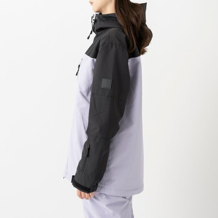 オーシャンパシフィック レディース スノージャケット ブラック / パープル M