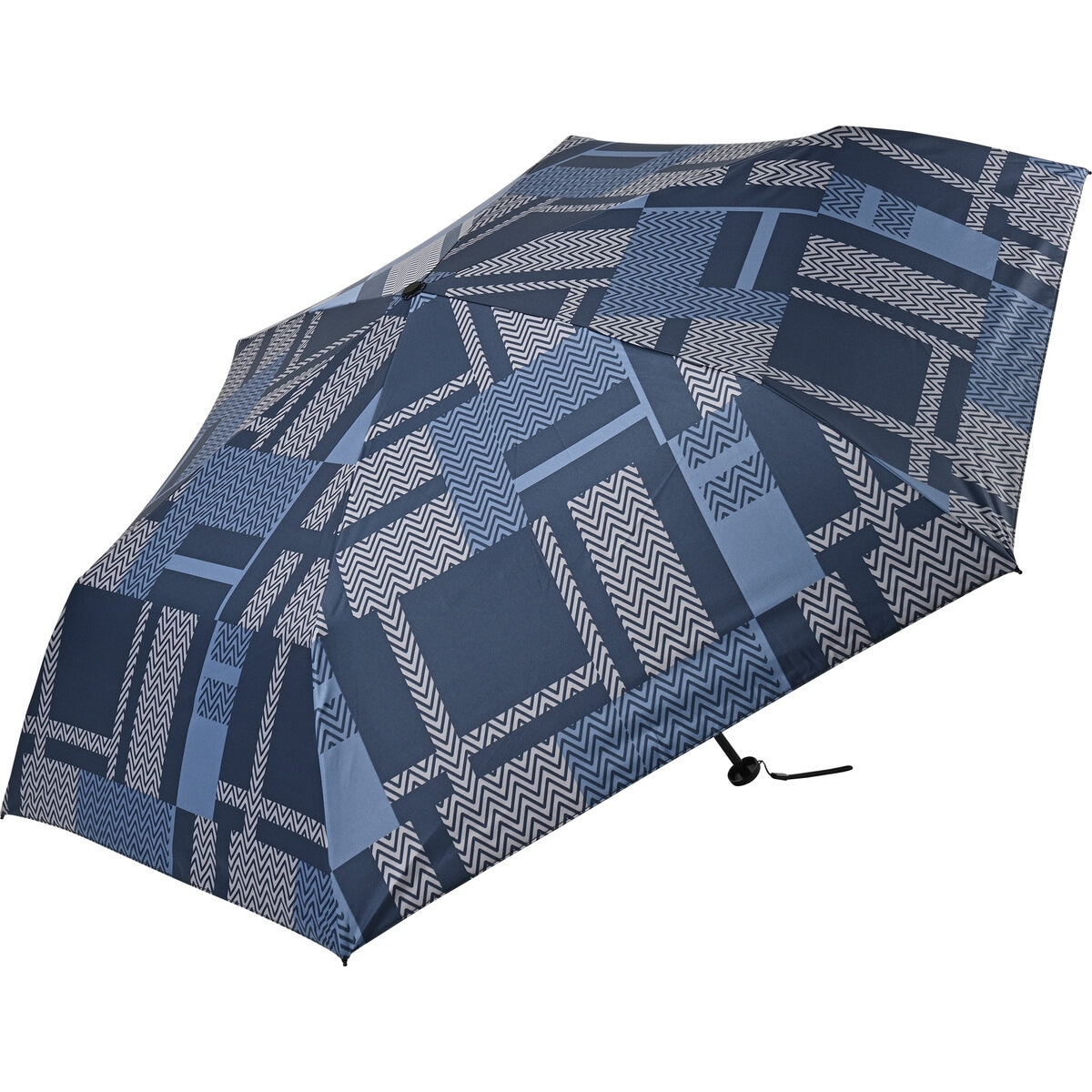 assa 日傘折りたたみ AM58 ネイビー / ウェーブブロック AM762