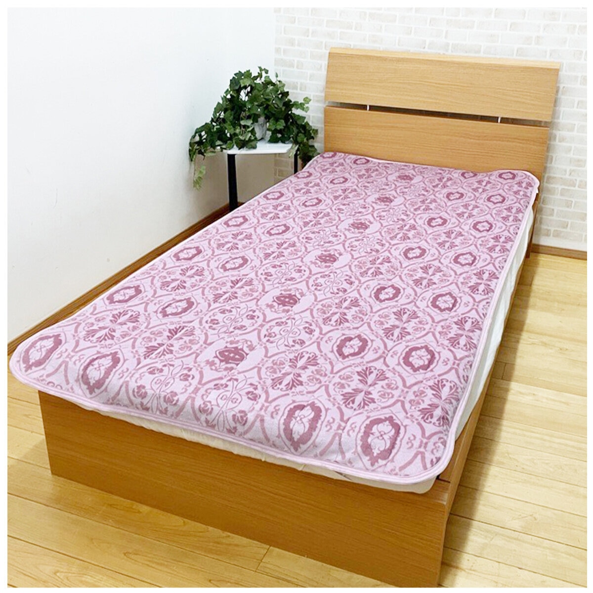 昭和西川 フランネル敷パッド 100cm x 205cm 2枚組 昭和西川 フランネル敷パッド 100cm x 205cm 2枚組