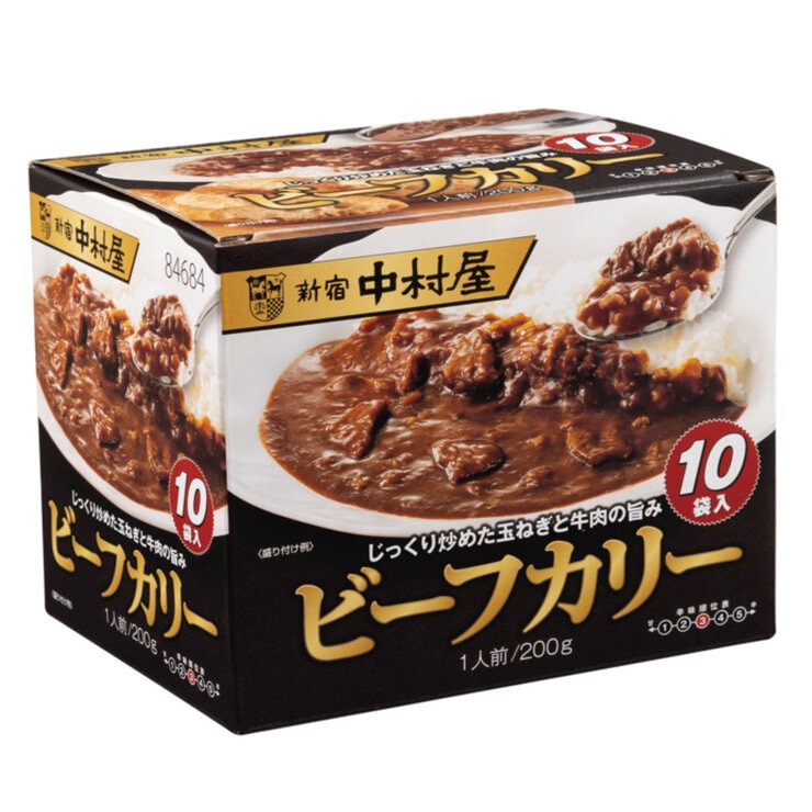 新宿中村屋ビーフカリー 200g x 10袋