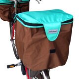 ハローエンジェル 自転車後ろカゴ用 レインカバー ブルー