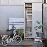 グリーンライフ 家庭用収納庫182 ハーフ棚仕様 HS-182HT