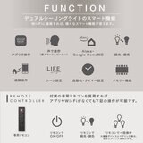 Edison Smart（エジソンスマート）デュアルシーリングライト（無線式）ホワイトDBC-RF50BKWH