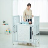 カトージ 折りたたみミニベッド ハイタイプ モンポケ | Costco Japan
