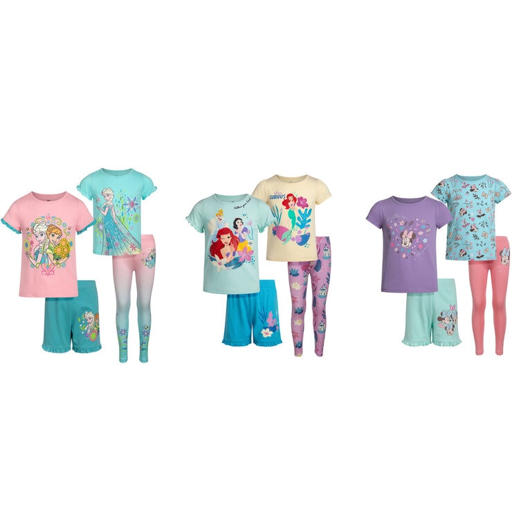 キャラクター キッズ Tシャツ＆パンツセット 4枚組