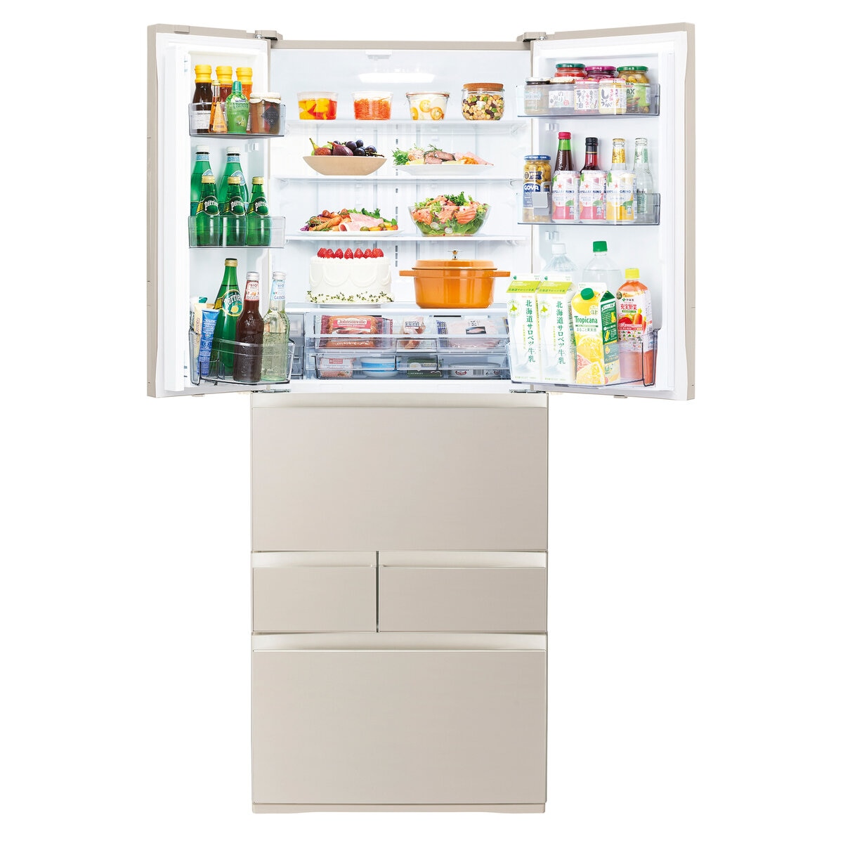東芝 601L 冷蔵庫 GR-V600FH EC サテンゴールド | Costco Japan