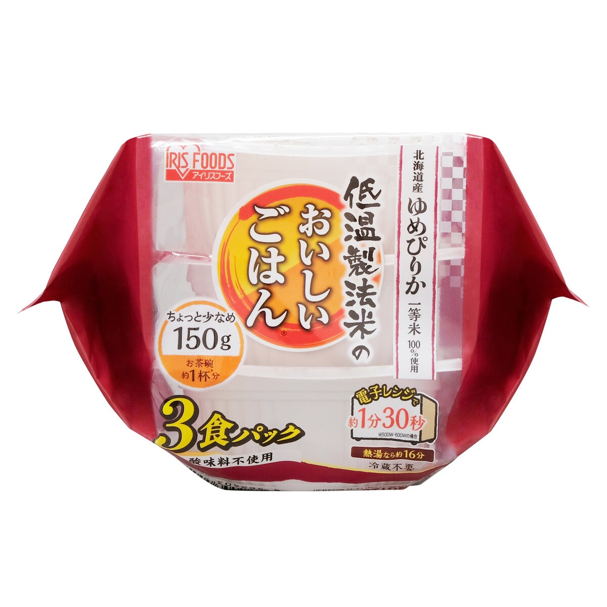 低温製法ゆめぴりか パックライス 150g x 24食