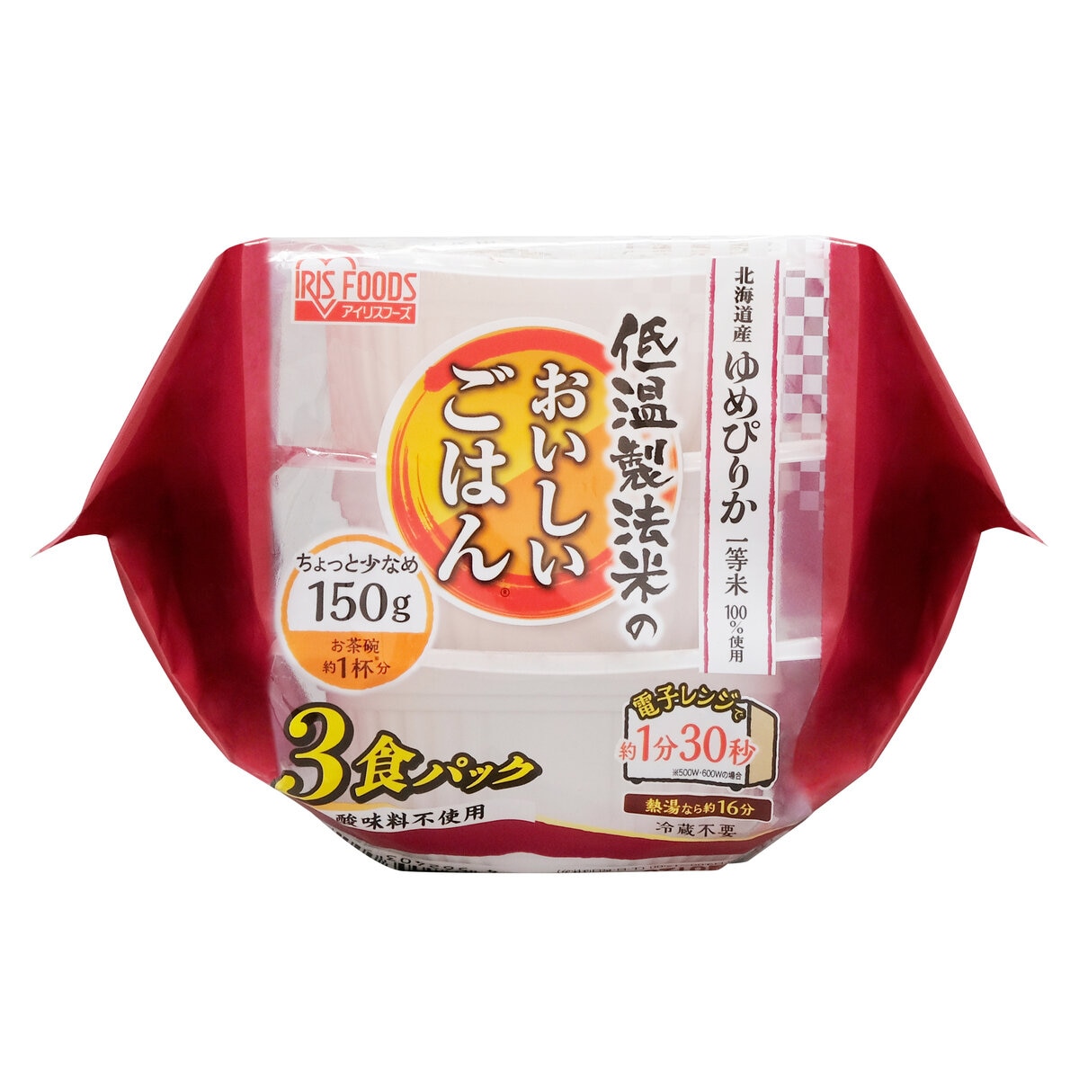 150g　Costco　低温製法ゆめぴりか　パックライス　24食　x　Japan