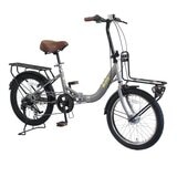 ロゴス 20インチ 折り畳み自転車 LG-20FD グレー | Costco Japan