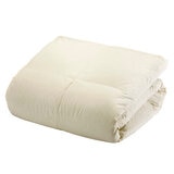 羽毛合い掛け布団 ナチュラルグースダウン95％ セミダブル アイボリー