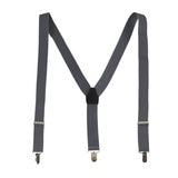 サスペンダー グレー