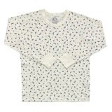 フルーツ オブ ザ ルーム 長袖 ラウンジウェアセット ブルー M