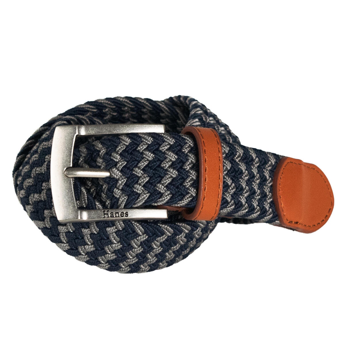 ヘインズ メッシュベルト ネイビー/グレー
