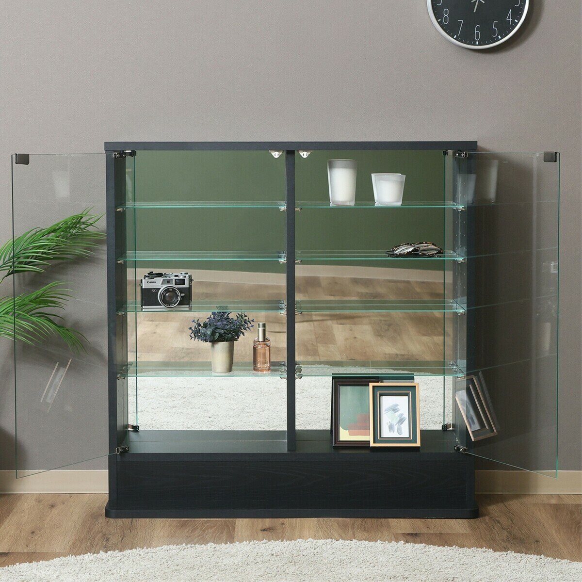 値下げ コストコ廃盤 アクセントキャビネット 飾り棚 コレクション