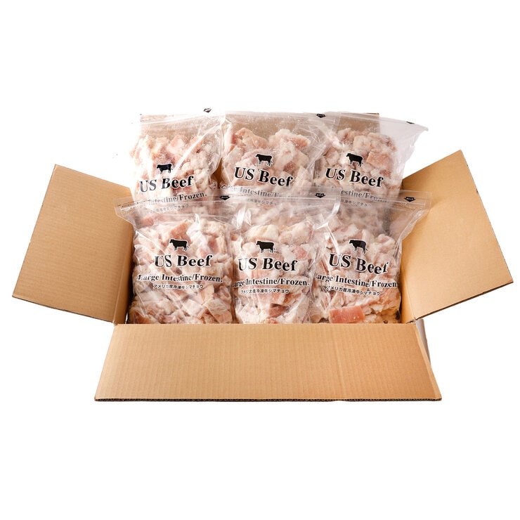 【冷凍】アメリカ産 牛シマチョウカット 9kg