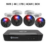 Swann（スワン）NVR 4Kカメラ4台セット セキュリティシステム