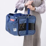 ペット タンク キャリー Mサイズ スヌーピー ネイビー色