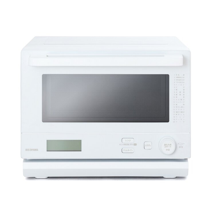 アイリスオーヤマ スチームオーブンレンジ 18L MO-F1808-CW アイリスオーヤマ スチームオーブンレンジ 18L MO-F1808-CW