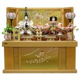 ひな人形 親王収納飾り