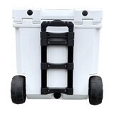 キャンプゼロ 50L ロトモールドクーラーボックス キャスター付き ホワイト