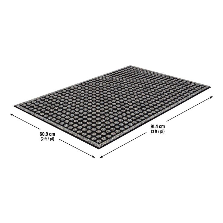 アパッチミルズ エンデュランス高耐久ドアマット Nike Grindリサイクル素材20％使用 60ｘ90ｃｍ ホワイト