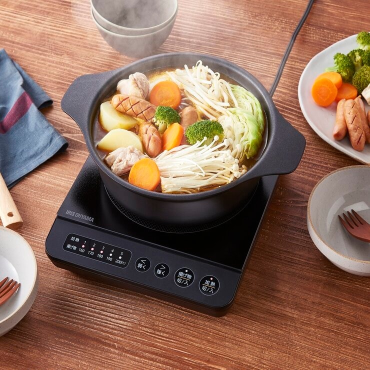 IHコンロ 楽天市場】IHクッキングヒーター 2口 IHコンロ 1400W 幅52cm YET-W1452