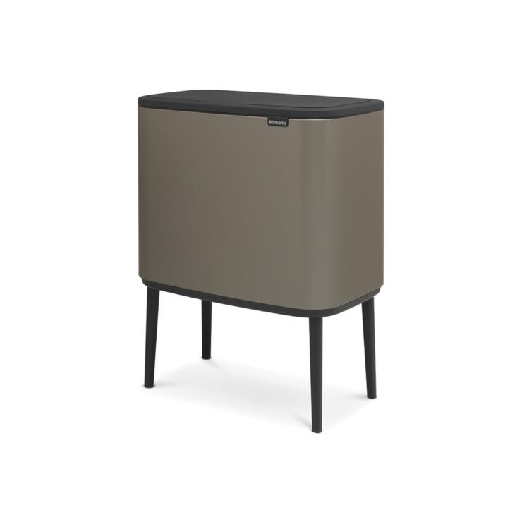 ブラバンシア Boタッチビン 36L タッチ式ごみ箱(脚つき) プラチナ 315787