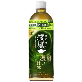 綾鷹 濃い緑茶 650ml x 24本入り
