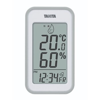 タニタ 温湿度計 TT-559G 2個組 - グレー