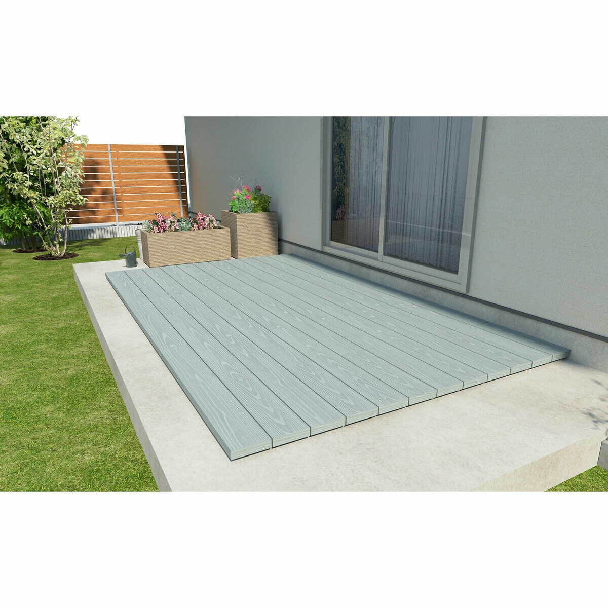 MINO 彩木グラウンドデッキGD W1000xD900xH54mm ホライゾンブルー HB