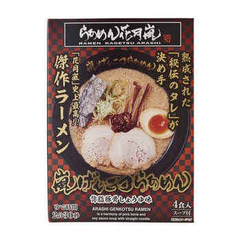 らあめん花月嵐 嵐げんこつらあめん 背脂豚骨醤油４食入り