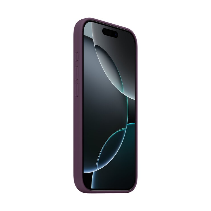 MagSafe対応iPhone 16 Proシリコーンケース - プラム MagSafe対応iPhone 16 Proシリコーンケース - プラム