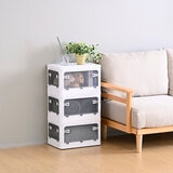 YAMAZEN コンテナフルオープンボックスS 3個組