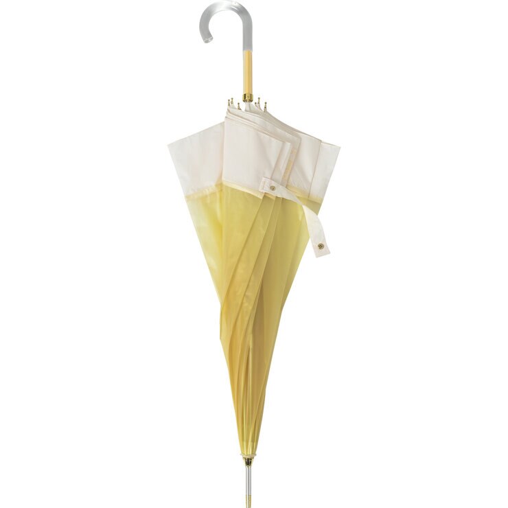 assa 雨傘長傘 CAL60 お菓子 透明 イエロー / グラデーションゼリー RL842