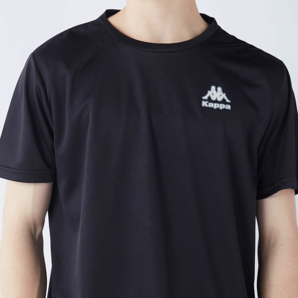 カッパ メンズ 半袖Tシャツ / ブラック / LL