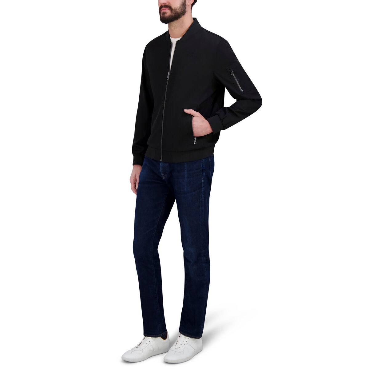 カルバンクライン メンズ フライトジャケット ブラック M | Costco Japan