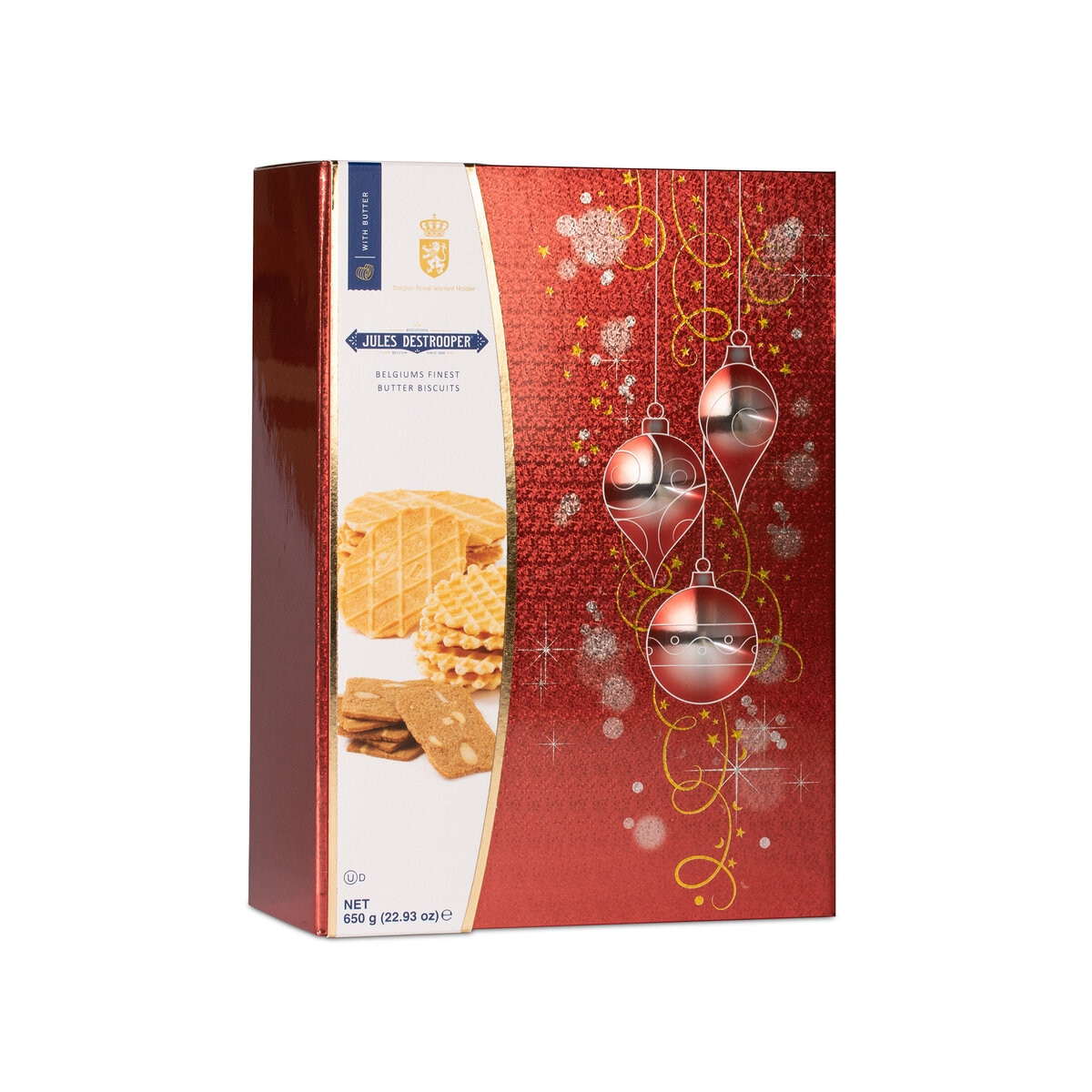 ベルギー バター ビスケット ホリデー ボックス 650g ベルギー バター ビスケット ホリデー ボックス 650g