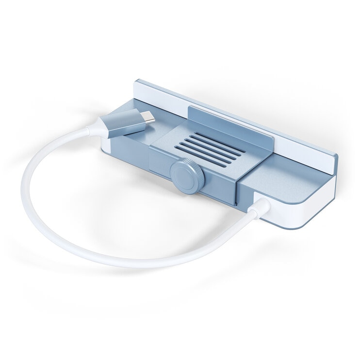 Satechi USB-C iMac 24インチ用クランプハブ ブルー Satechi USB-C iMac 24インチ用クランプハブ ブルー