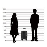 エース イグザクト カーボン柄スーツケース 機内持込みサイズ