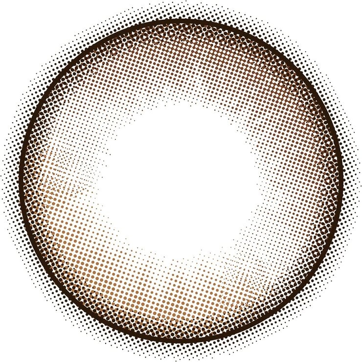 モラク ワンマンス ドーリッシュブラウン 2枚入り 宮脇咲良イメージモデルカラコン 度なし (±0.00)