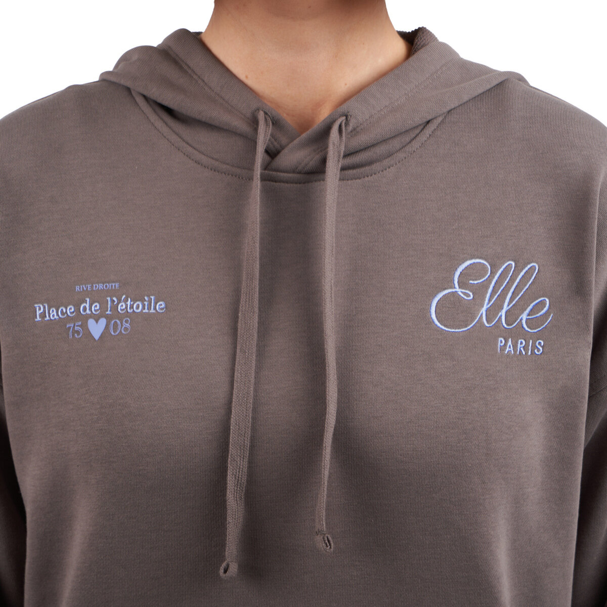 エル レディース ロゴ パーカー ダークグレー S エル レディース ロゴ パーカー ダークグレー S