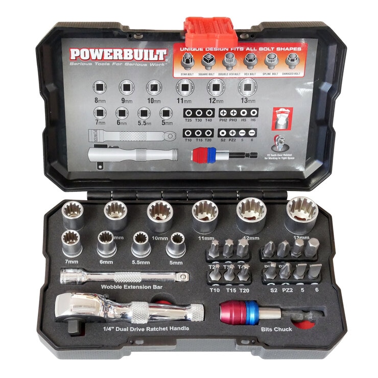POWER BUILT スプラインソケットセット 28ピース PBKBT0943 POWER BUILT スプラインソケットセット 28ピース PBKBT0943