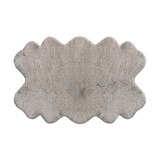 Mon Chateau フェイクファーラグ 60 x 99cm ブラウンティッピング