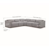 Gilman Creek Furniture 電動 布製リクライニングソファ 5ピース