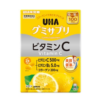 UHA グミサプリ ビタミンC + B2 200 粒