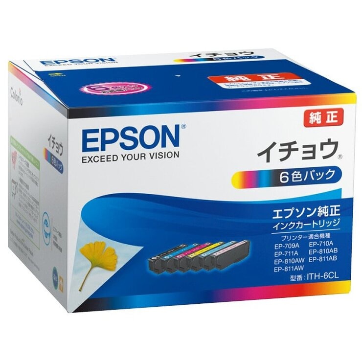 エプソン インクカートリッジ ITH-6CL 6色パック イチョウ エプソン インクカートリッジ ITH-6CL 6色パック イチョウ