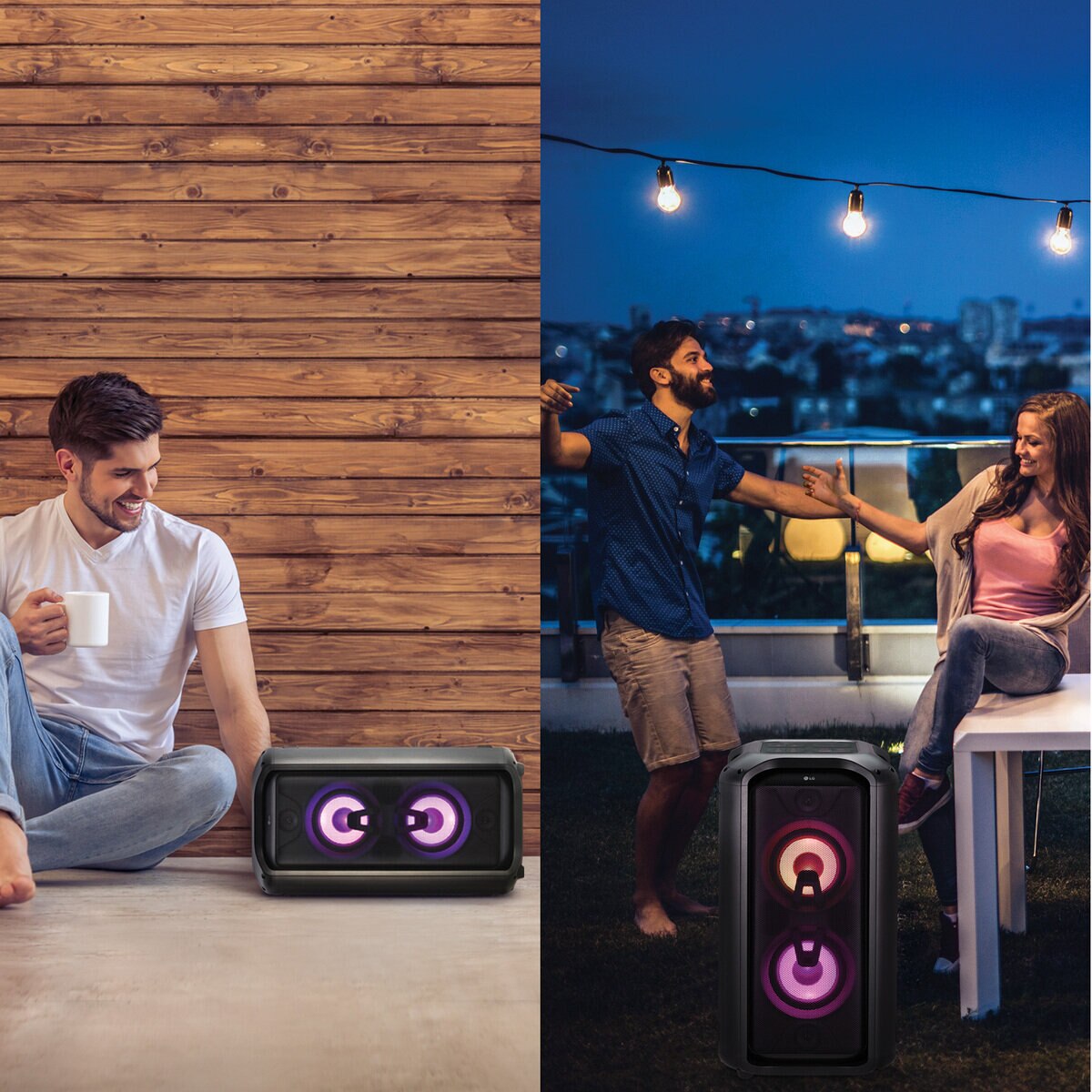 LG ブルートゥース LED ライティング スピーカー XBOOM RK7