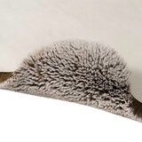 Mon Chateau フェイクファーラグ 60 x 99cm ブラウンティッピング